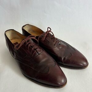 Bally men’s brown Italian leather dress shoe